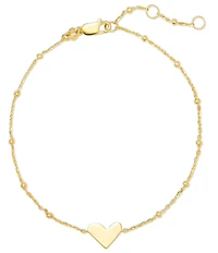Kendra Scott Ari Heart 18k Gold Vermeil Delicate Line Bracelet