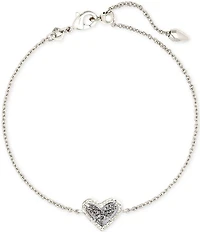 Kendra Scott Ari Heart Drusy Line Bracelet