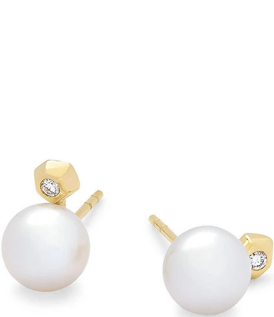 Kendra Scott Cathleen 14K Yellow Gold Large Stud Earrings