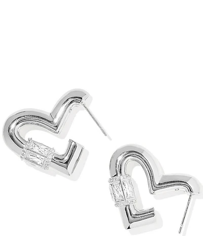Kendra Scott Emery Heart Chunky Hoop Earrings