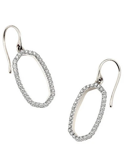 Kendra Scott Lee 14K Gold Yellow Gold Open Frame Crystal Drop Earrings