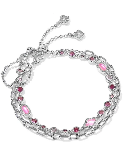 Kendra Scott Mini Elisa Abbie Chain Line Bracelet Set