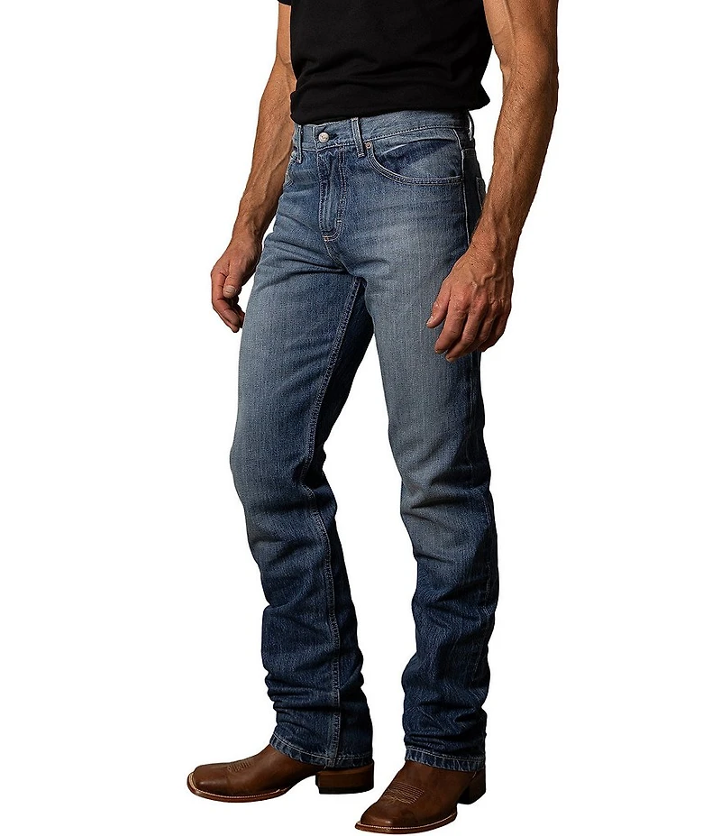 Kimes Ranch James Mid Wash Straight Boot Cut Jeans