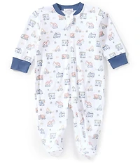 Kissy Kissy Baby Boys Long Sleeve Construction Demo Footed Coverall