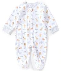 Kissy Kissy Baby Boys Long Sleeve Jungle Hangout Footed Coverall