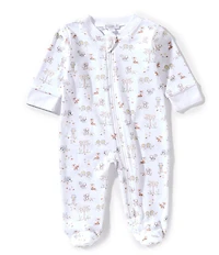 Kissy Kissy Baby Boys Long Sleeve Puppy Park Fun Printed Footie Coverall