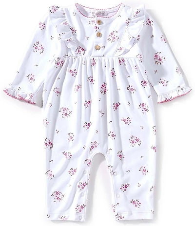 Kissy Kissy Baby Girls Long-Sleeve Tiny Blossom Print Coverall