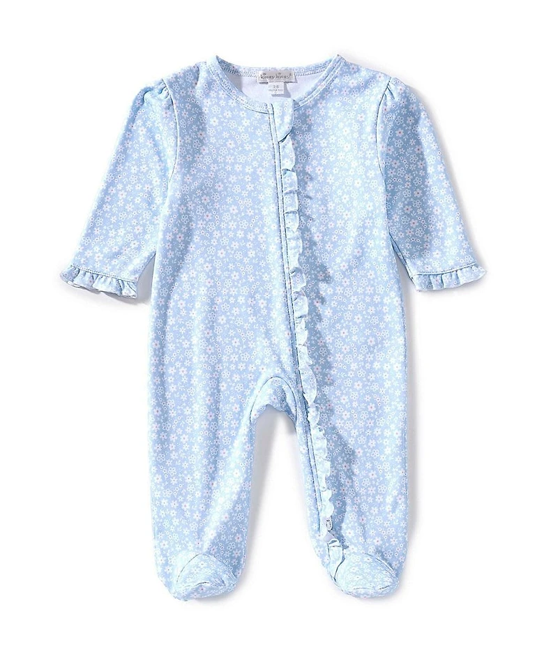 Kissy Kissy Baby Girls Long-Sleeve Fall In Bloom Footie Coverall