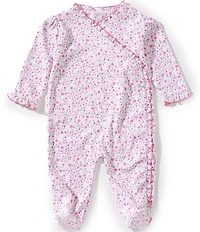 Kissy Kissy Baby Girls Long-Sleeve Pretty Petals Footed Coverall