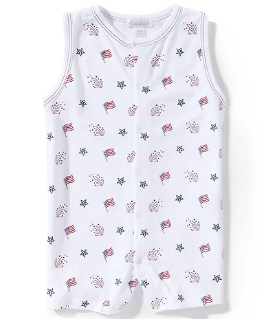 Kissy Kissy Baby Sleeveless Star Spangle Freedom Americana Print Playsuit