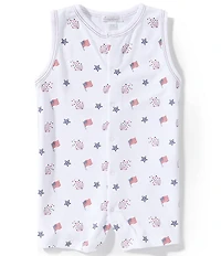 Kissy Kissy Baby Sleeveless Star Spangle Freedom Americana Print Playsuit