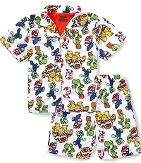 Komar Kids Boys Mario 2-Piece Coat Sleep Set
