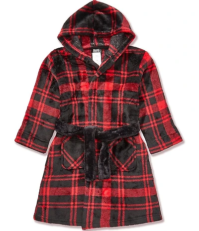 Komar Kids Cuddl Duds Big Boys Long Sleeve Wrap Robe