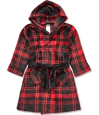 Komar Kids Cuddl Duds Big Boys Long Sleeve Wrap Robe