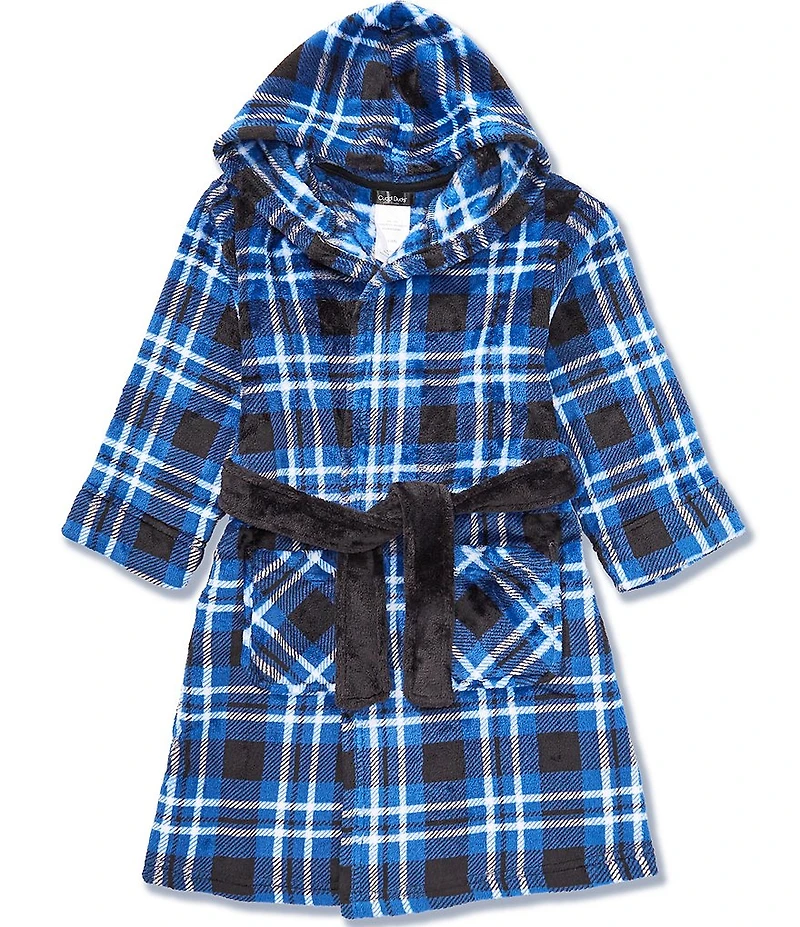Komar Kids Cuddl Duds Big Boys Long Sleeve Wrap Robe