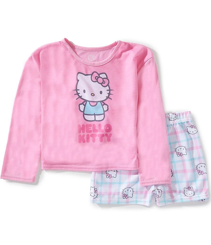 Komar Kids Girls Hello Kitty Two-Piece Pajama Set