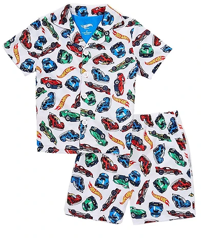 Komar Kids Little Boys Hot Wheels 2-Piece Coat Sleep Set