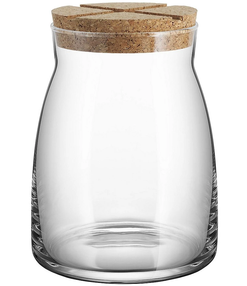 Kosta Boda Bruk Jar With Cork Lid, Large