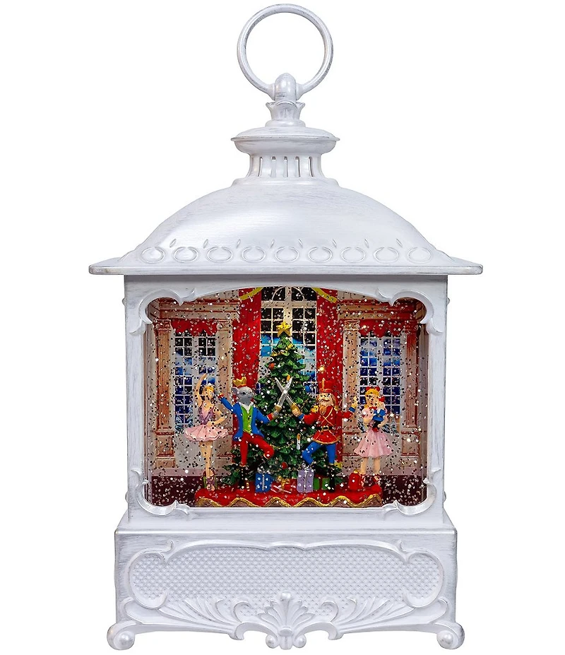 Kurt Adler 10.25-Inch Battery-Operated USB LED Lighted Nutcracker Suite Water Lantern