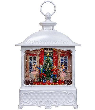 Kurt Adler 10.25-Inch Battery-Operated USB LED Lighted Nutcracker Suite Water Lantern