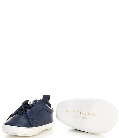 Kurt Geiger London Boys' Laney Slip On Sneaker Crib Shoes (Infant)