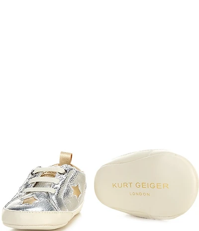 Kurt Geiger London Girls' Lane Star Sneaker Crib Shoes (Infant)