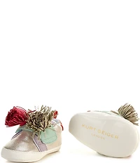 Kurt Geiger London Girls' Laney Fringe Sneaker Crib Shoes (Infant)