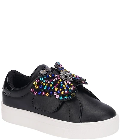 Kurt Geiger London Girls' Laney Rhinestone Embellished Butterfly Sneakers (Toddler)