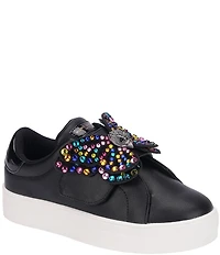 Kurt Geiger London Girls' Laney Rhinestone Embellished Butterfly Sneakers (Toddler)