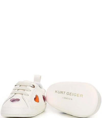 Kurt Geiger London Girls' Mini Lane Love Sneaker Crib Shoes (Infant)