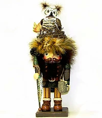 Kurt S. Adler 16#double; Hollywood Nutcrackers™ Woodsman With Owl Hat Nutcracker