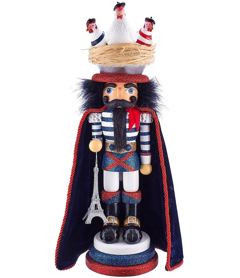 Kurt S. Adler 17.5#double; Hollywood Nutcrackers™ Three French Hens Nutcracker (3rd in Series)