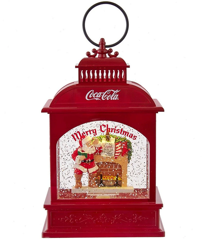 Kurt S. Adler 9#double; Coca-Cola® Battery-Operated LED Santa Lantern