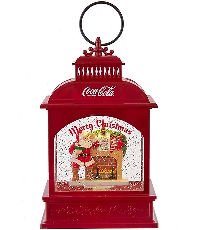 Kurt S. Adler 9#double; Coca-Cola® Battery-Operated LED Santa Lantern