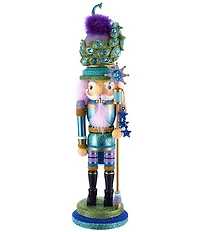 Kurt S. Adler Hollywood Nutcracker Collection 17.5 Inch Peacock Hat Nutcracker