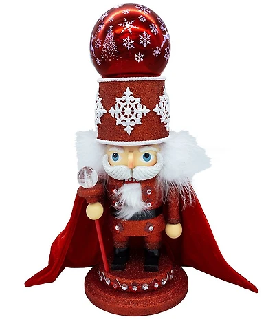 Kurt S. Adler Hollywood Nutcrackers™ Musical Red Soldier Water Globe Nutcracker, 4.5#double;