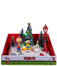 Kurt S. Adler Peanuts® Animated Lighted Musical Caroling Choir Table Piece