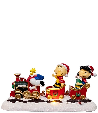 Kurt S. Adler Peanuts© Battery Operated Musical Train Tabletop Decor
