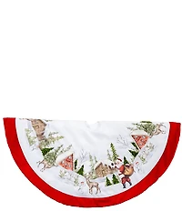 Kurt S. Adler Velvet Beaded Embroidered Tree Skirt, 48#double;