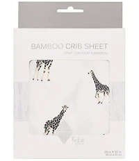 Kyte BABY Baby Boys Bamboo Giraffe Print Crib Sheet
