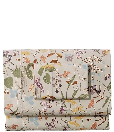 L.L.Bean Birch Floral Percale Sheet Set