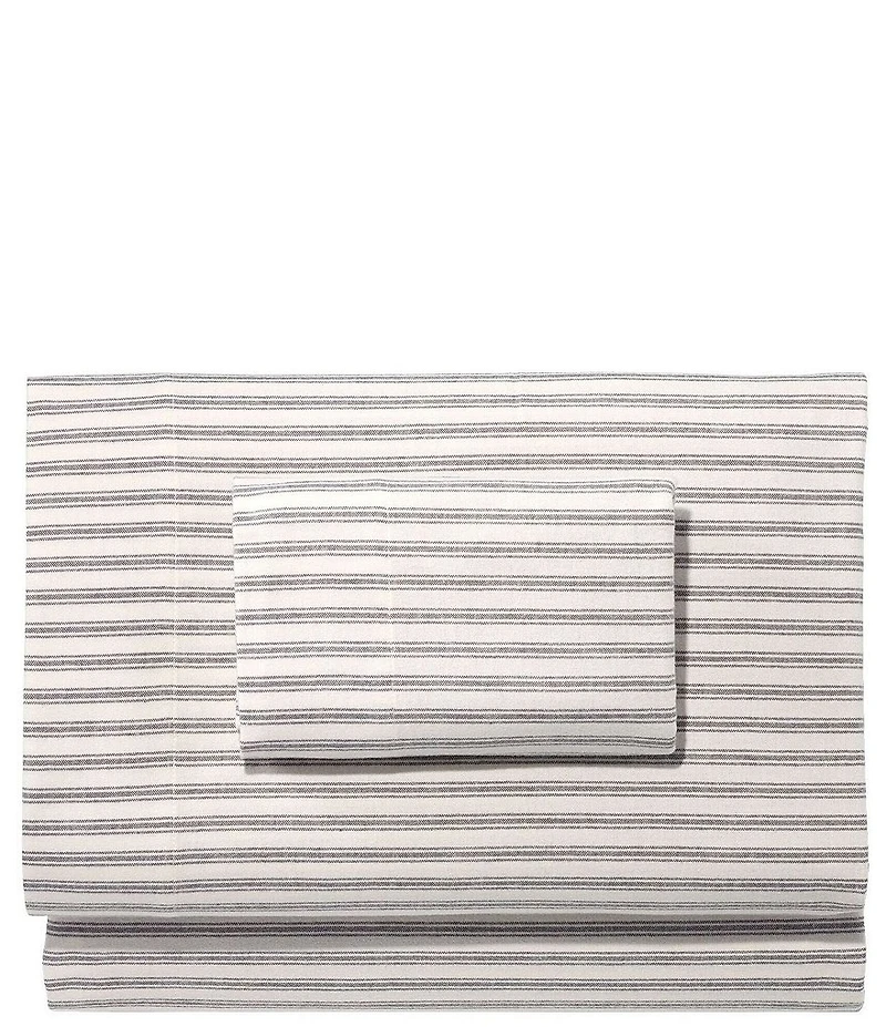 L.L.Bean Ultrasoft Comfort Striped Flannel Sheet Set