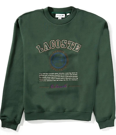 Lacoste Crewneck Graphic Sweatshirt