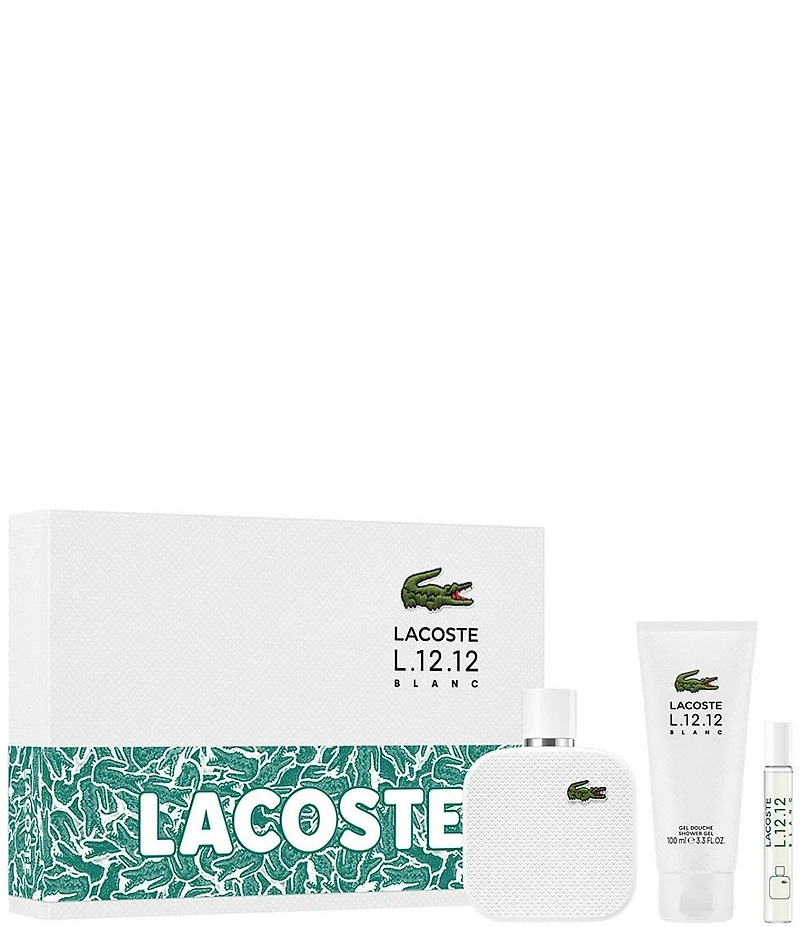 Lacoste L.12.12 Blanc Eau de Toilette 3-Piece Gift Set