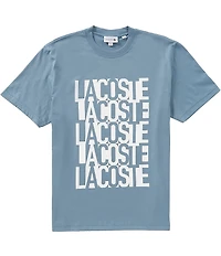 Lacoste Logo Print Short Sleeve T-Shirt