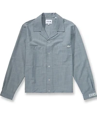 Lacoste Oversized Wool-Blend Overshirt