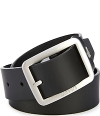 Lacoste Standard Buckle Raw Edges 1.4#double; Belt