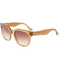 Lacoste Women's L971S 52mm Transparent Oval Sunglasses