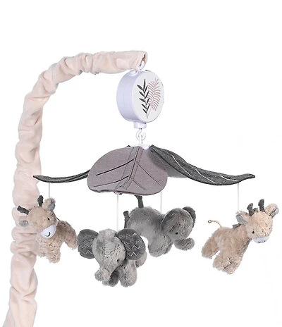 Lambs & Ivy Baby Jungle Animals Musical Crib Mobile