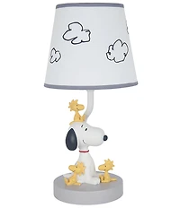Lambs & Ivy Classic Snoopy & Friends Nursery Lamp with Shade & Bulb